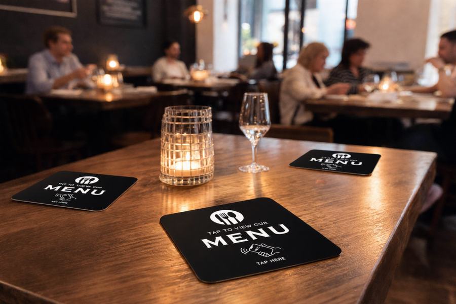 Tap the card. The menu opens.